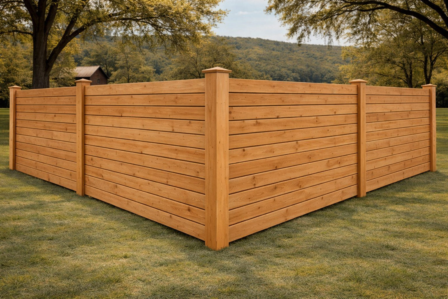 Horizontal fence style