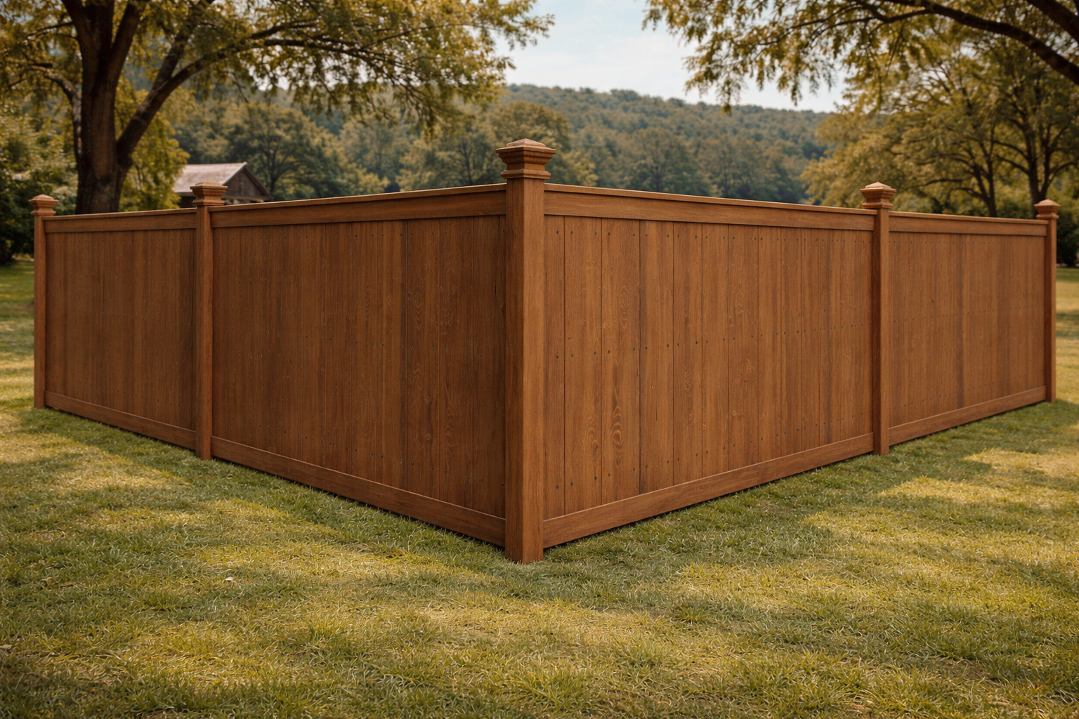 Cap and Trim fence style